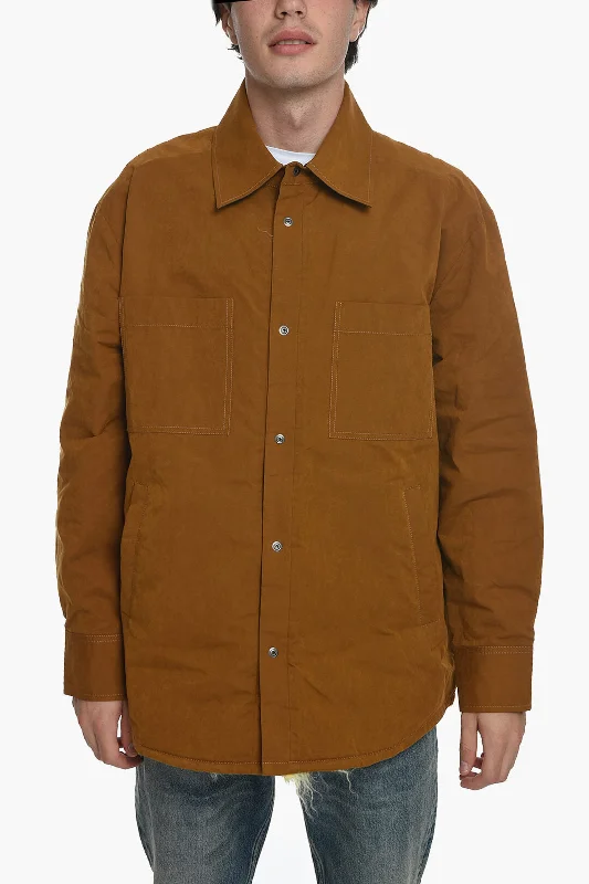 Craig Green Cotton Blend Overshirt with Mohair and Wool Lining Confident Men's High