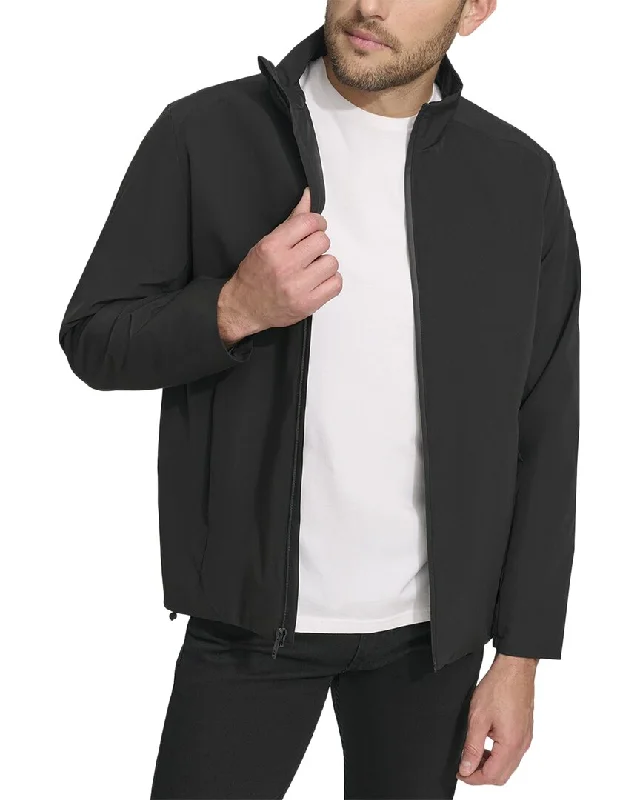 DKNY Zip Front Jacket Sharp Men's Italian