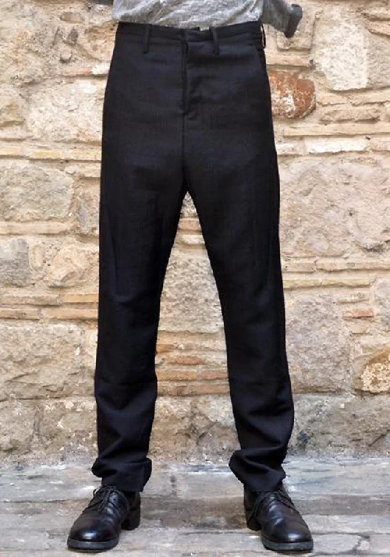 LUMEN ET UMBRA MENS WOOL TROUSERS BLACK Practical Men's Quick